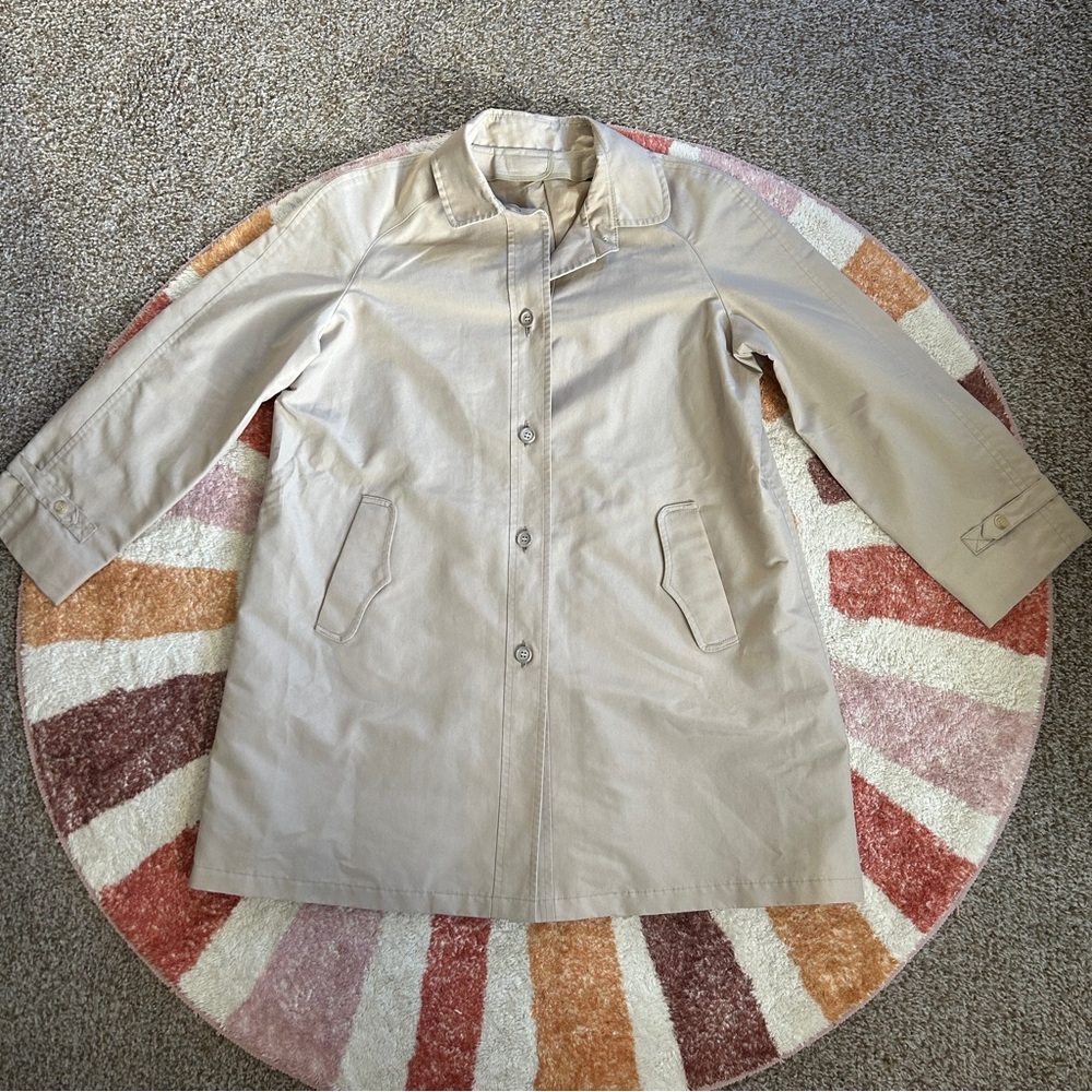 Vintage London Fog tan trench coat